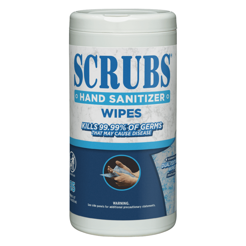 SCRUBS Hand Sanitizer Wipes canister
