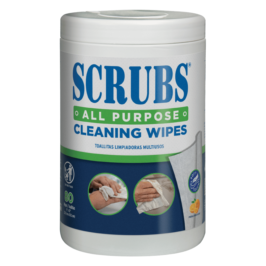 SCRUBS All Purpose Cleaning Wipes over-sized canister