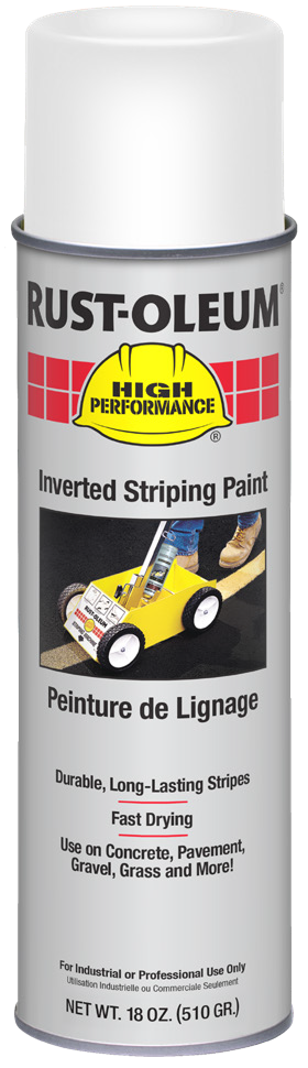 Rust-Oleum 2300 System Semi-Gloss White striping paint