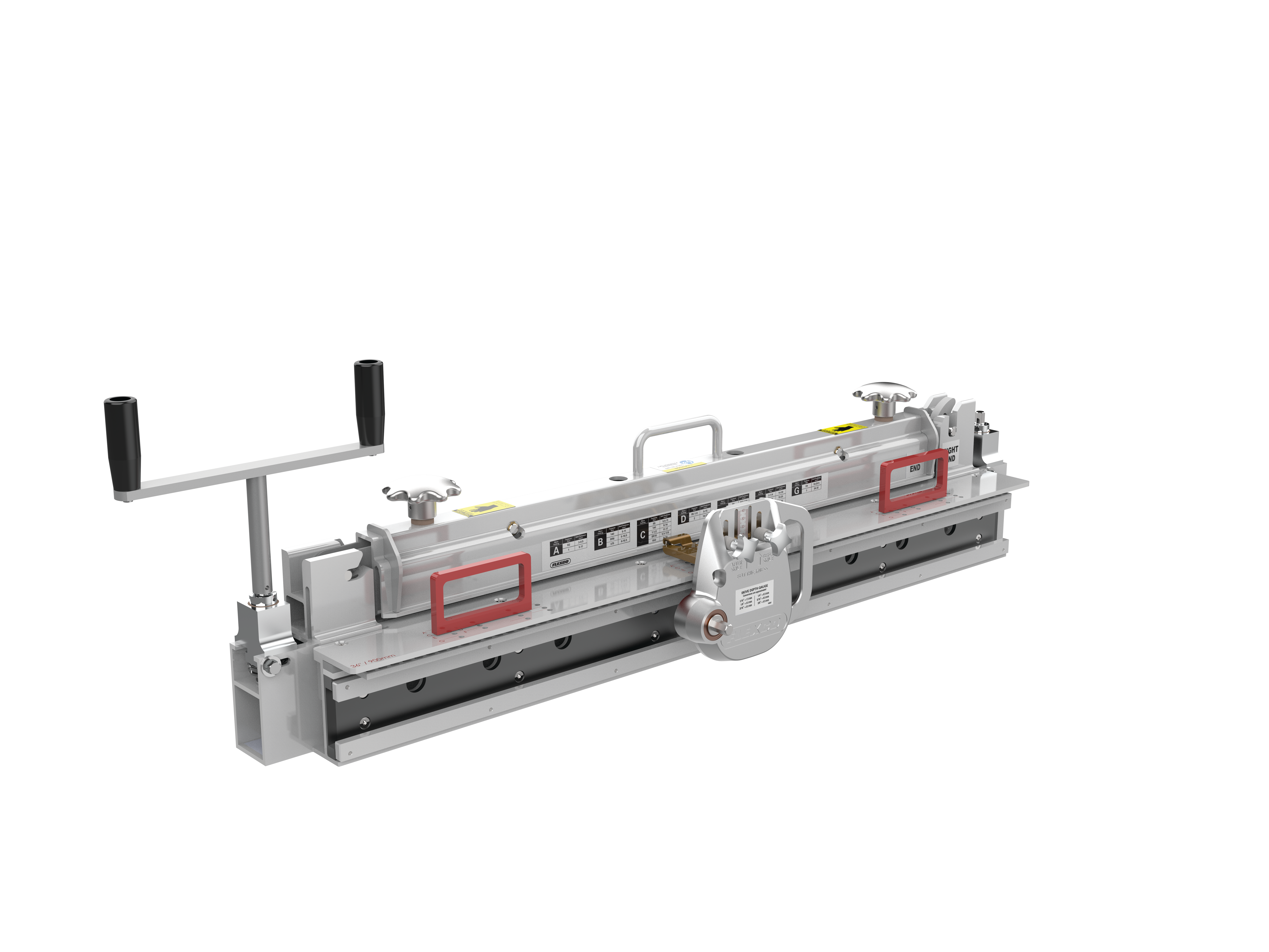 Flexco 900 Series belt cutter and skiver, 36-inch, isometric view