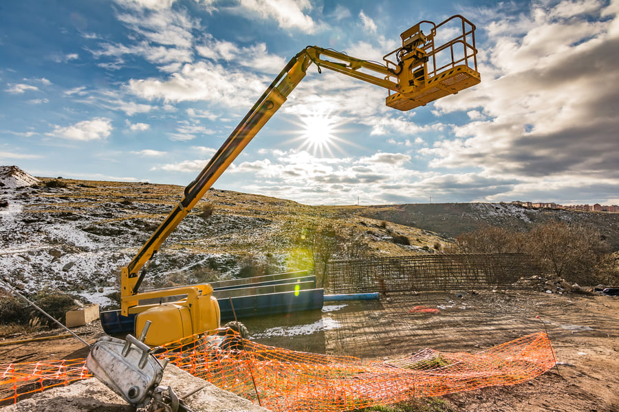 Aerial lift in the field