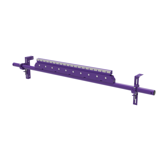 Flexco CBS flat blade secured by carriage bolts