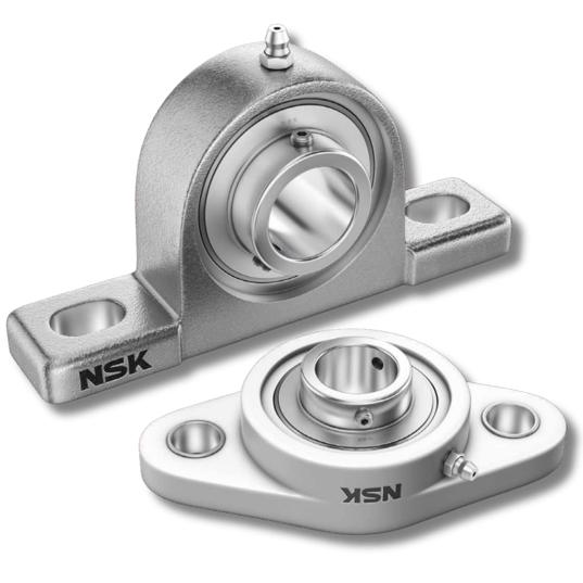 NSK Corrosion-Resistant Mounted Ball Bearing Units for Food and Beverage