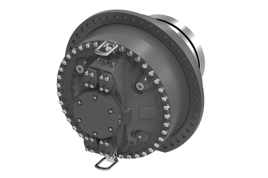 ICMB cam lobe motor, angled view