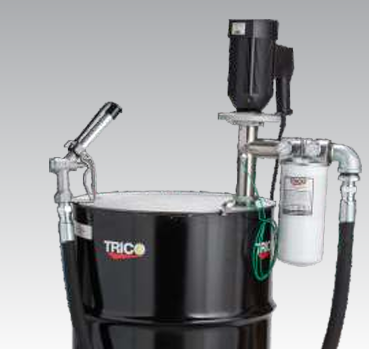 Trico drum pump filtration system
