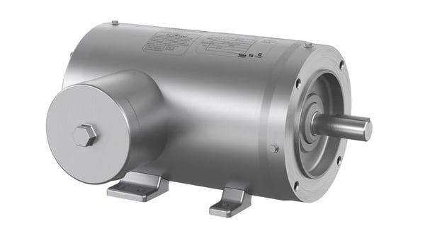 Baldor-Reliance Food Safe C-face motor with feet