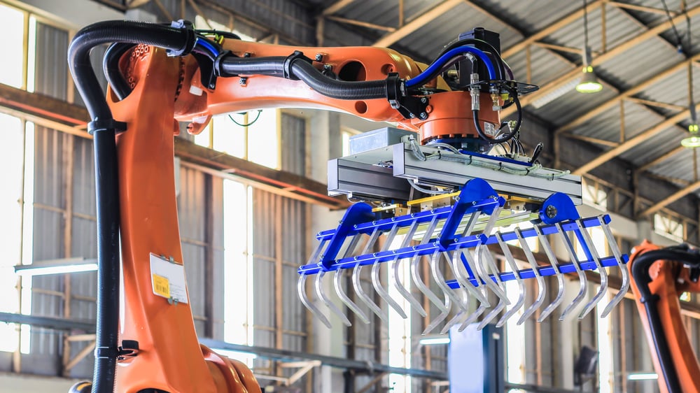 Synflex Optimum thermoplastic hose in use on equipment