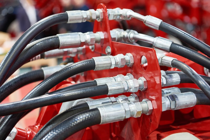 Danfoss Synflex Optimum thermoplastic hose close-up