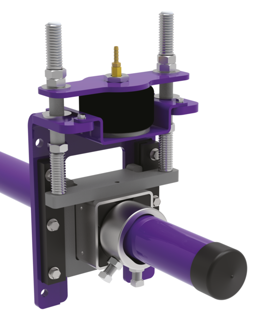 Flexco SAT air tensioner, isometric detail