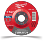 Milwaukee metal and stainless grinding wheel, Ceramic+