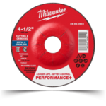 Milwaukee cutting and grinding combo wheel, Performance+