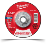 Milwaukee metal and stainless grinding wheel, Performance+