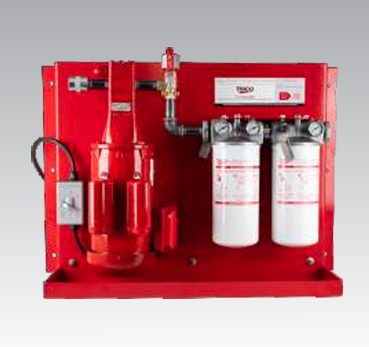Trico panel-mounted filtration system