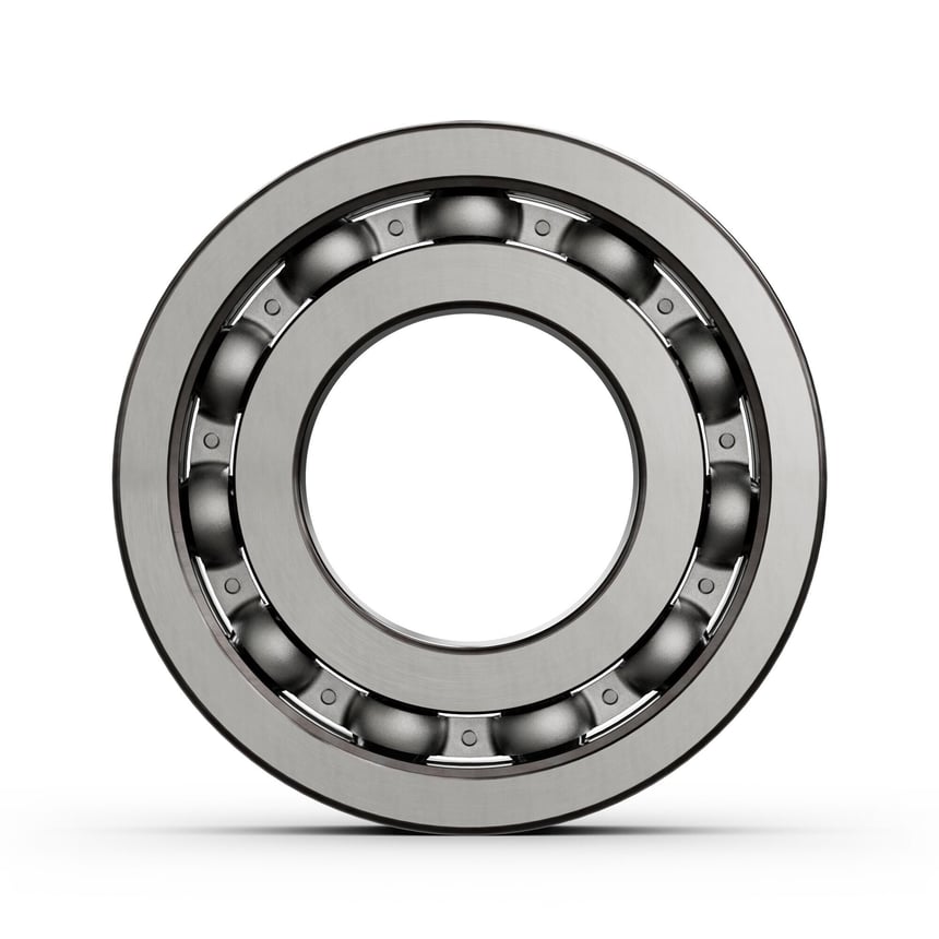 SKF CeraDrive hybrid ceramic bearing, front view