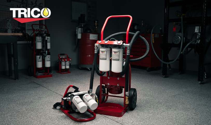 Trico portable cart and handheld filtration systems