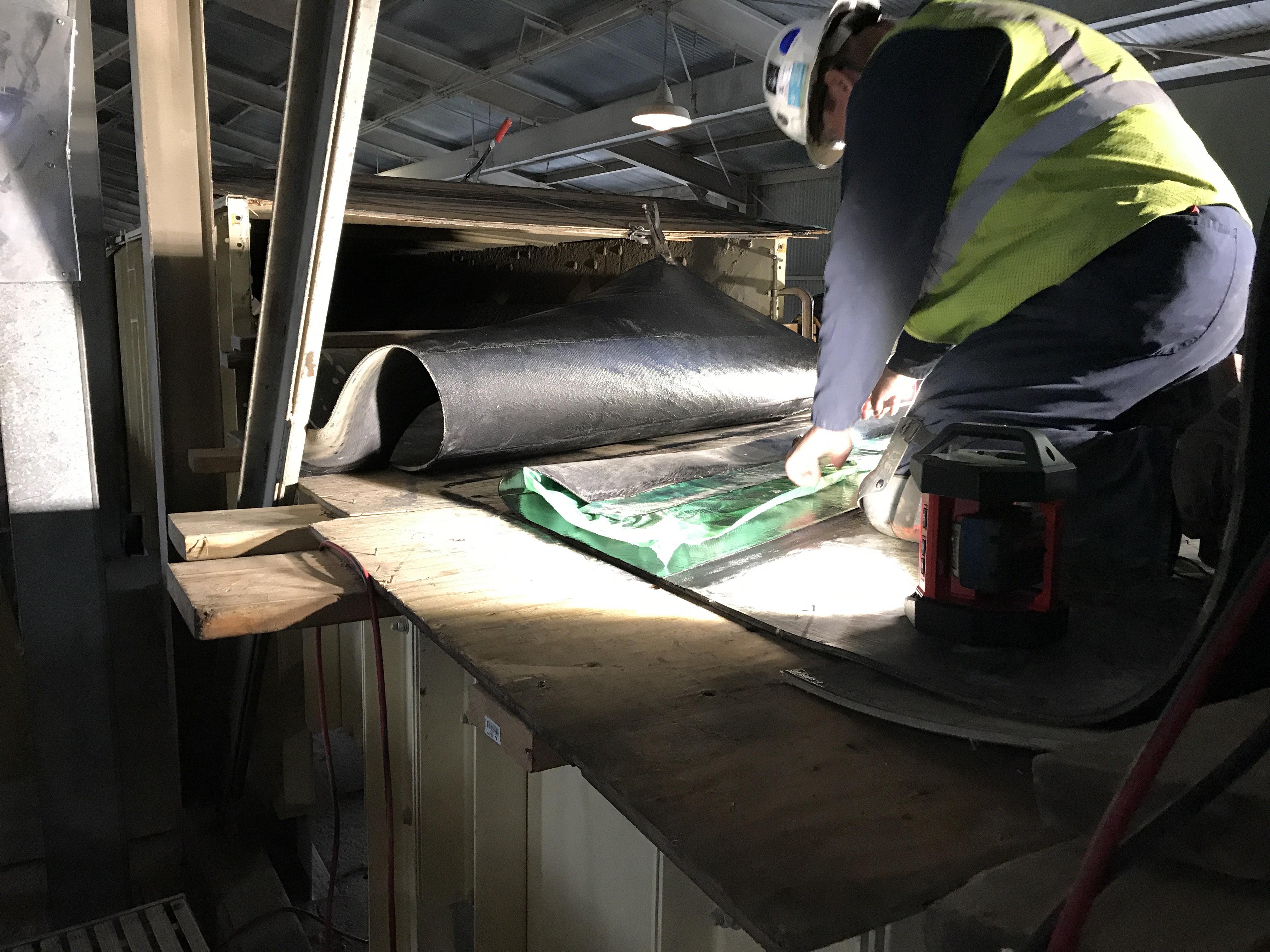 Hands-on industrial service work