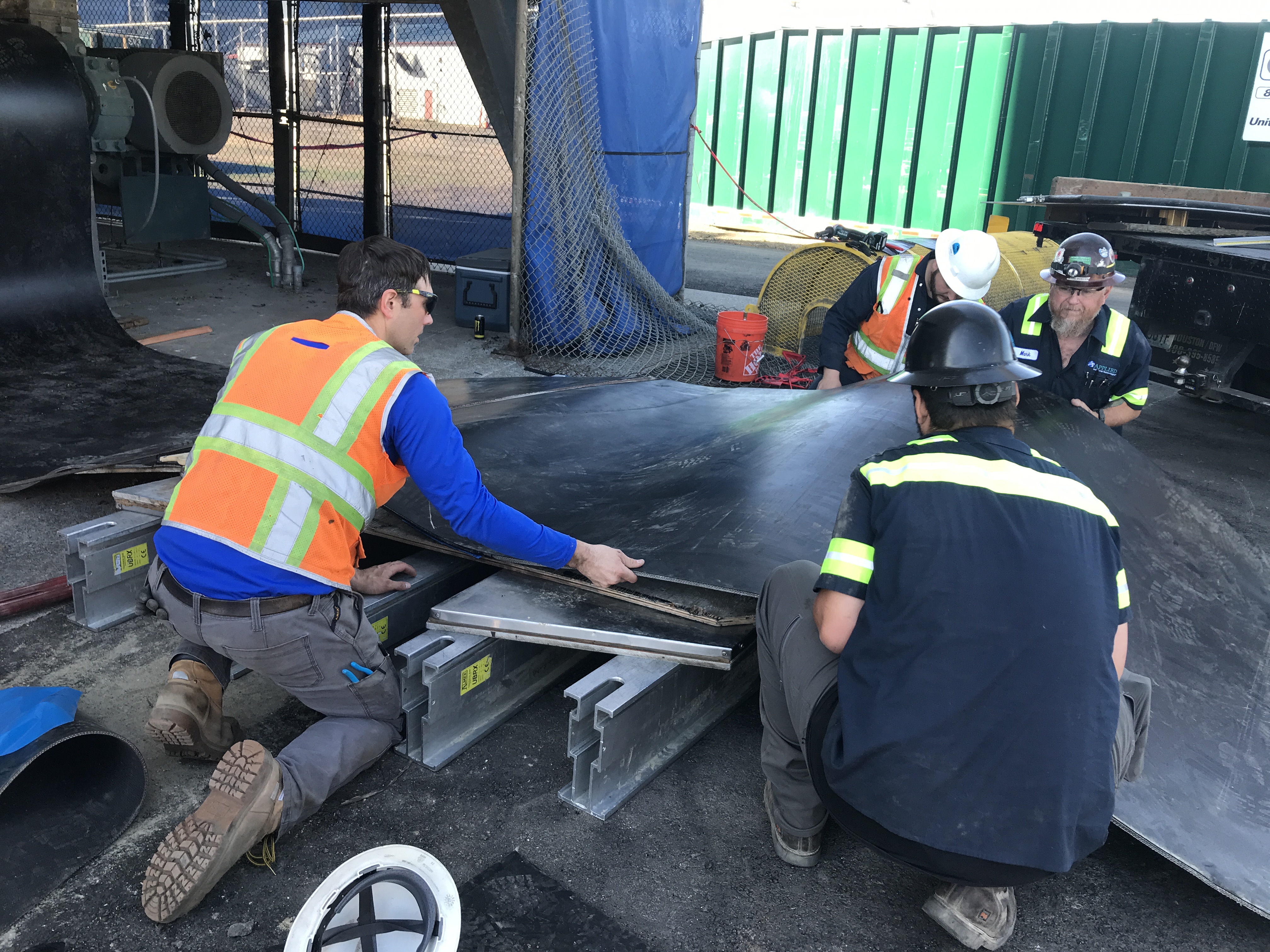Applied technician working within a client facility