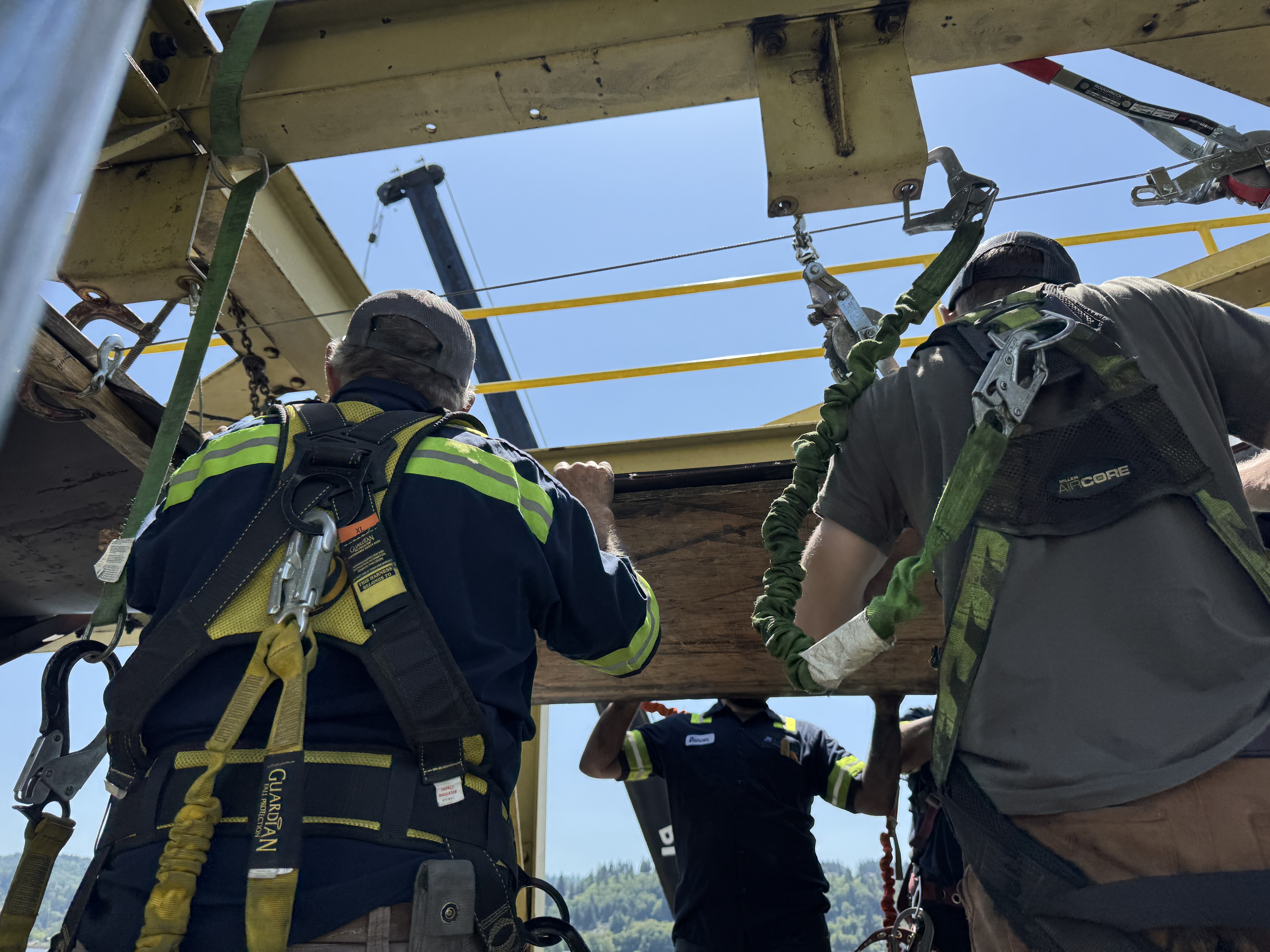 Applied technician performing on-site service