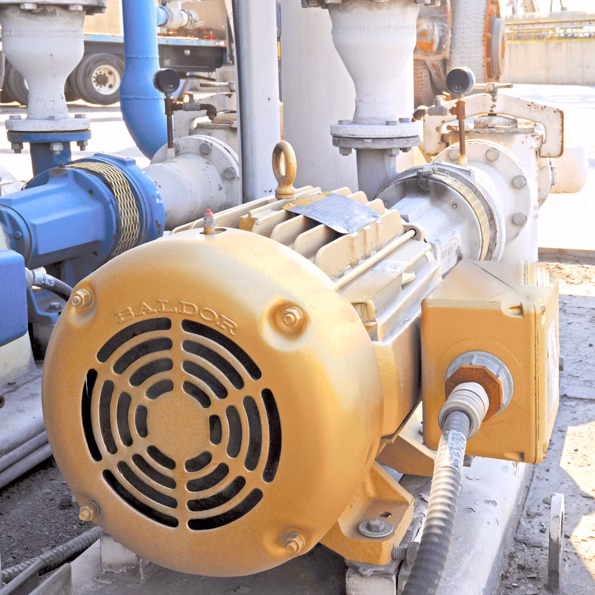 Baldor-Reliance SP4 motor in an industrial application