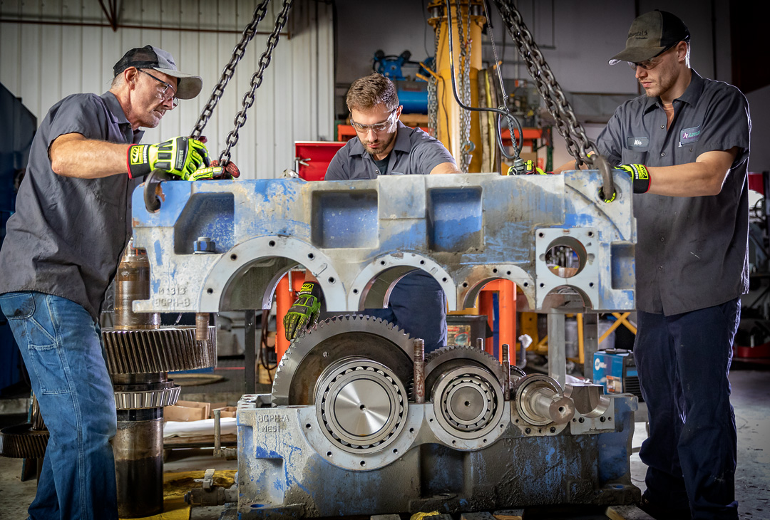 Gearbox delivered to service