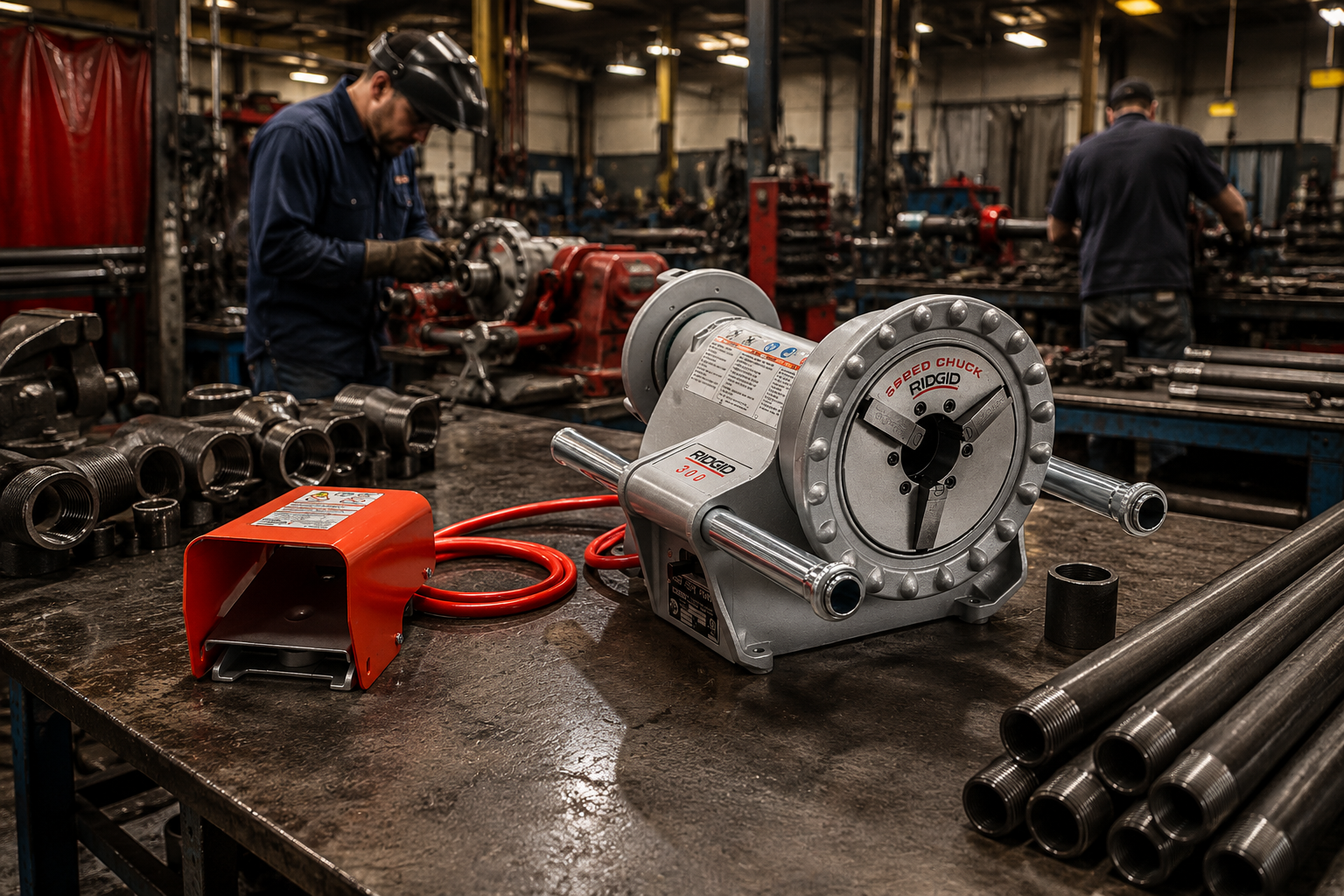 RIDGID threading and pipe fabrication tools