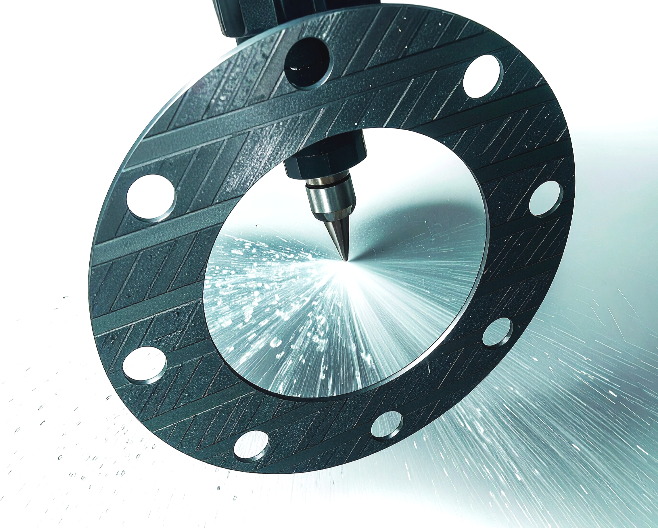 Custom waterjet-cut part