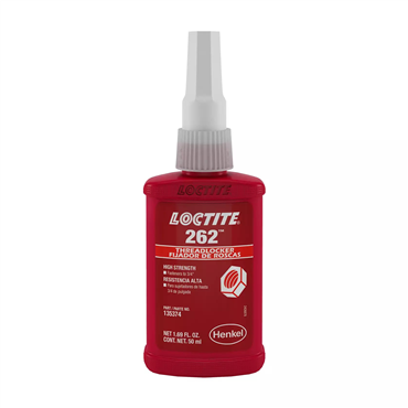 Loctite 262 Threadlocker, high strength, red