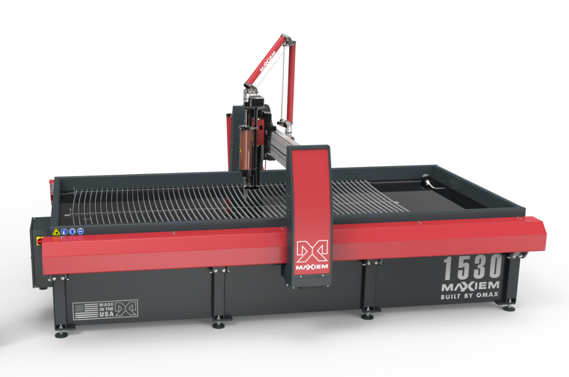 Omax waterjet cutting machine